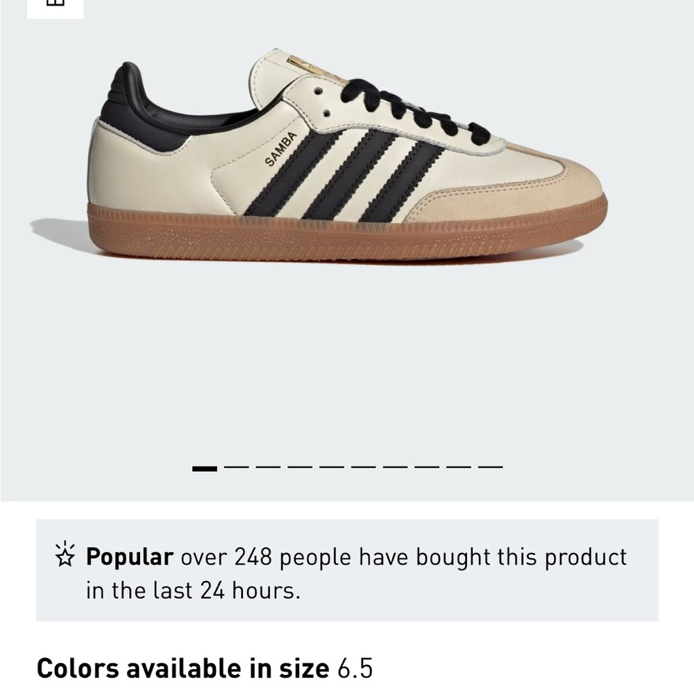 Adidas Samba Men's Sneakers - Black and Cream